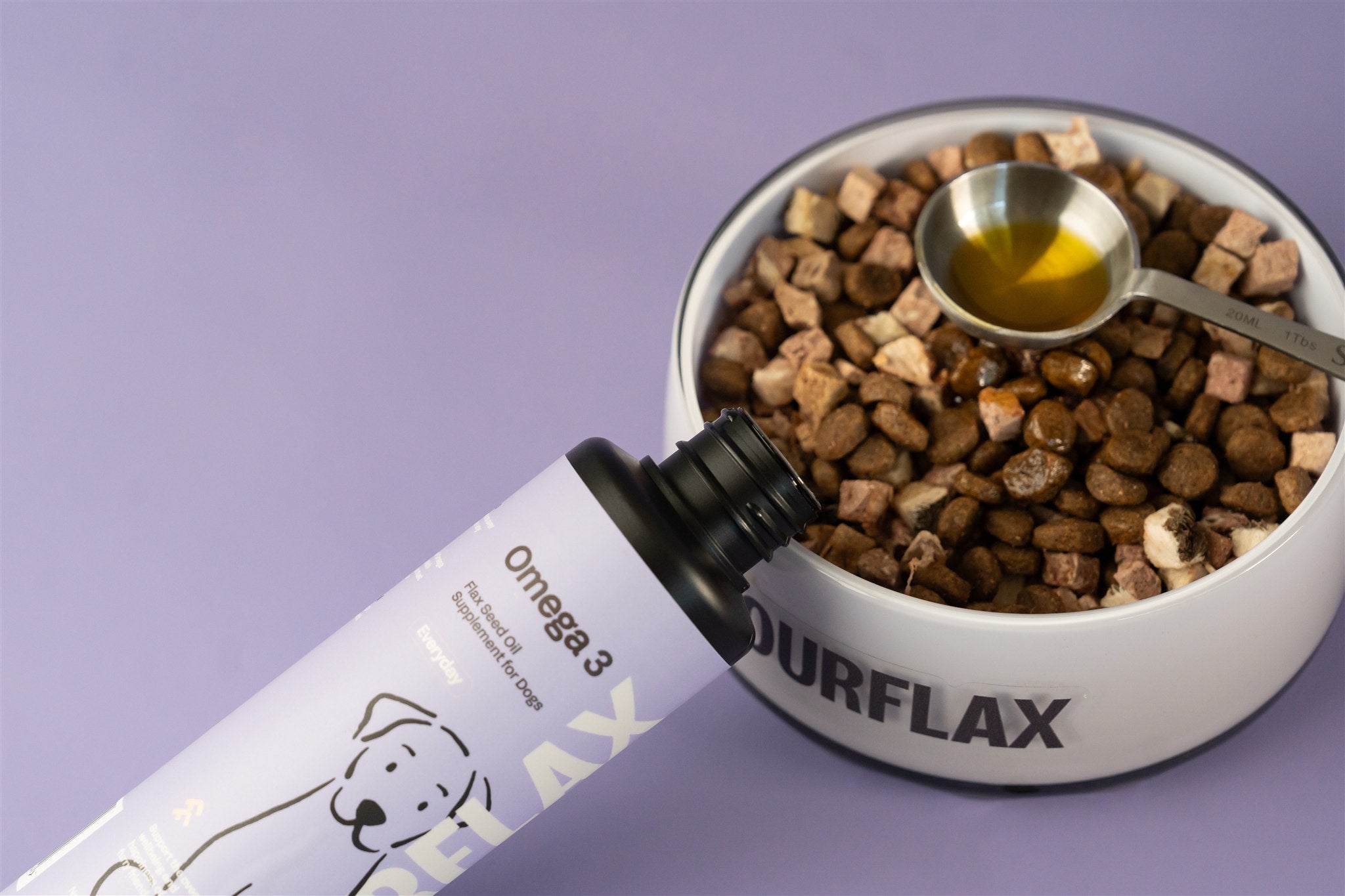 Canine Omega 3 * Flax Seed Oil for Dogs