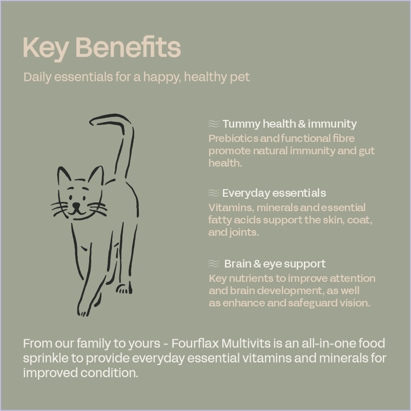 Feline Multivits - Essential Vitamin & Mineral Supplement for Cats