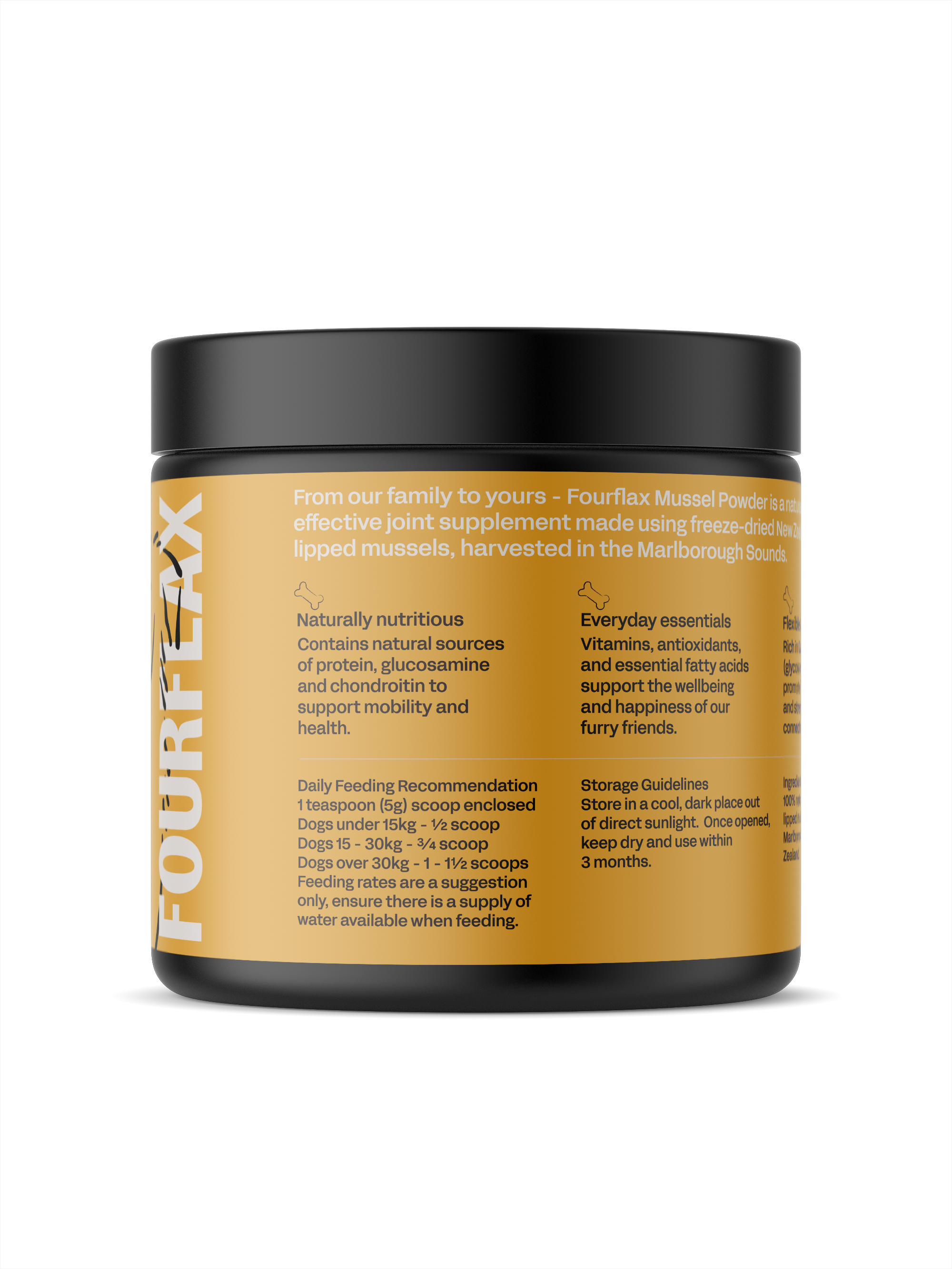 Canine Mussel Powder - NZ Green Lipped Mussel Powder for Dogs